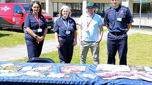 Cllr Sam Bennett with MAWWFRS 